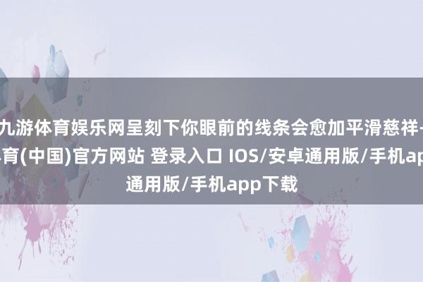 九游体育娱乐网呈刻下你眼前的线条会愈加平滑慈祥-九游体育(中国)官方网站 登录入口 IOS/安卓通用版/手机app下载
