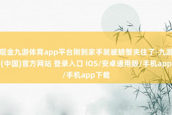现金九游体育app平台刚到家手就被螃蟹夹住了-九游体育(中国)官方网站 登录入口 IOS/安卓通用版/手机app下载