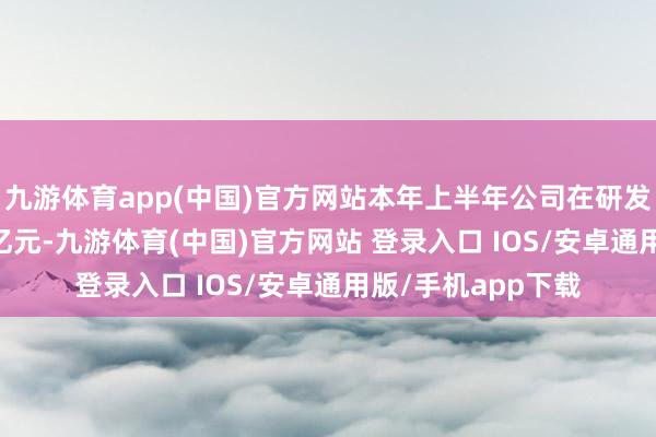 九游体育app(中国)官方网站本年上半年公司在研发方面进入了3.82亿元-九游体育(中国)官方网站 登录入口 IOS/安卓通用版/手机app下载