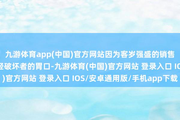 九游体育app(中国)官方网站因为客岁强盛的销售事迹标明加价并未减轻破坏者的胃口-九游体育(中国)官方网站 登录入口 IOS/安卓通用版/手机app下载